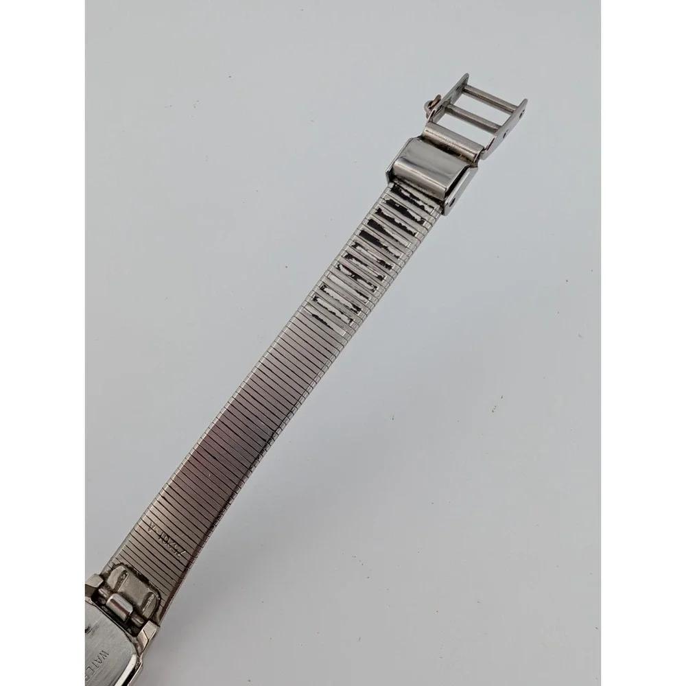 Vintage‎ Seiko Watch Women 13mm Case Silver 6.75